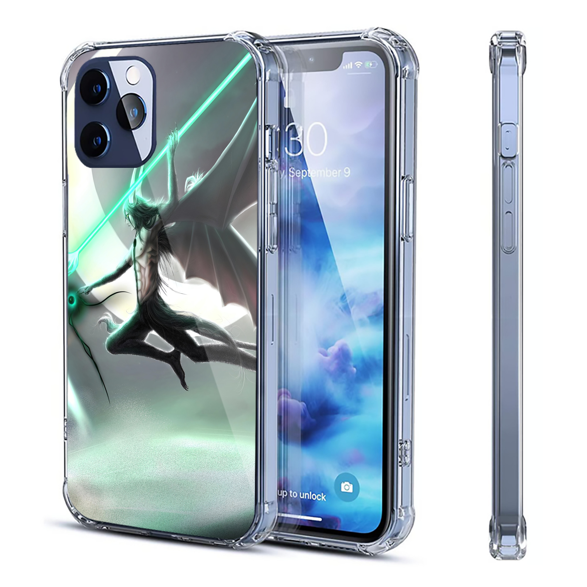 （画像用） ブリーチ BLEACH 【iPhone 12シリーズ対応】透明スマホケース（クリアソフトケース）